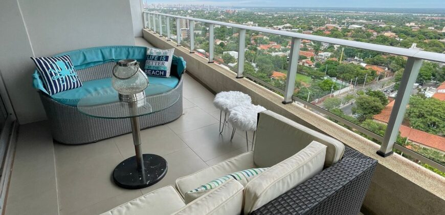 DEPARTAMENTO AMOBLADO EN ALQUILER -Edificio Palacio de Los Patos